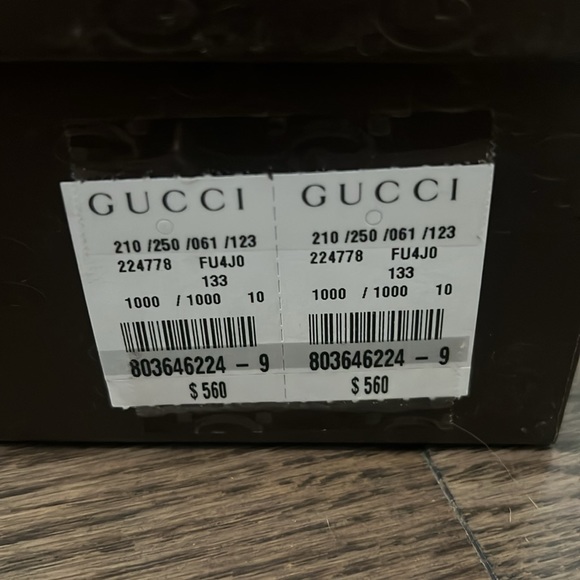 GUCCI IMPRIMEE/NEW PRAGA SOFT BLACK HIGH TOP SNEAKERS - Picture 12 of 13